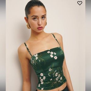 Reformation Overland Silk Top